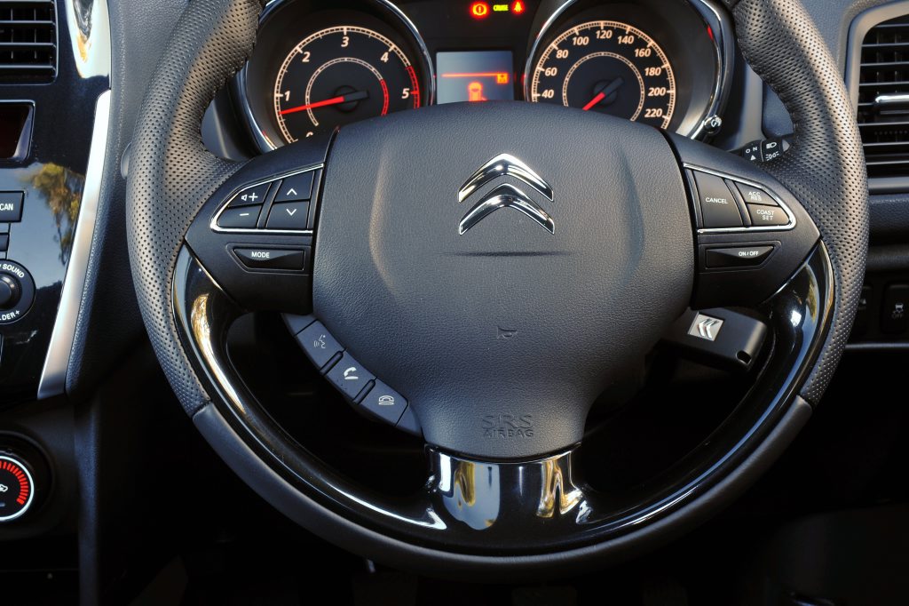 Inside the Citroen C4 Aircross. Inside the Citroen C4 Aircross.